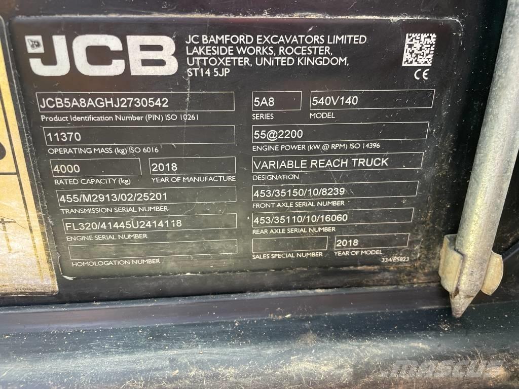 JCB 540-140 Kurottajat