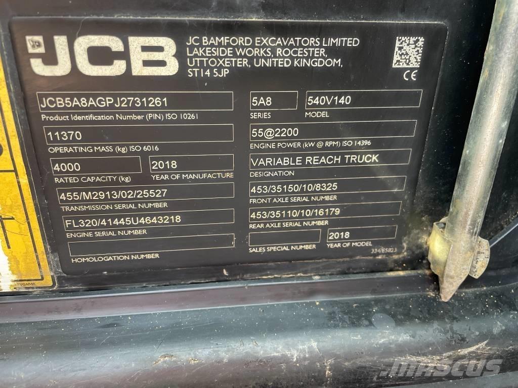 JCB 540-140 Kurottajat