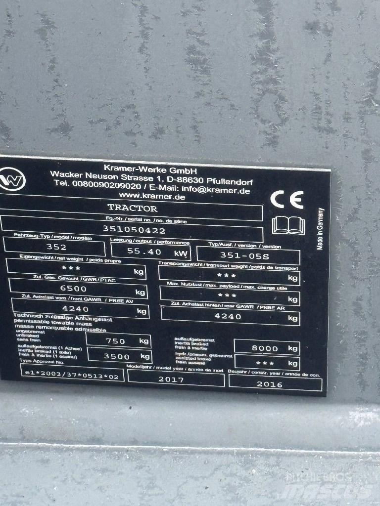 Kramer 8085 Pyöräkuormaajat