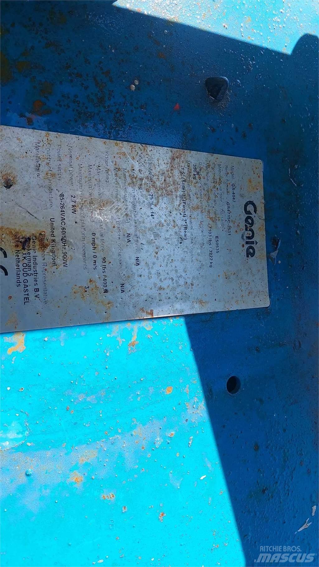 Genie GS4047 Saksilavat