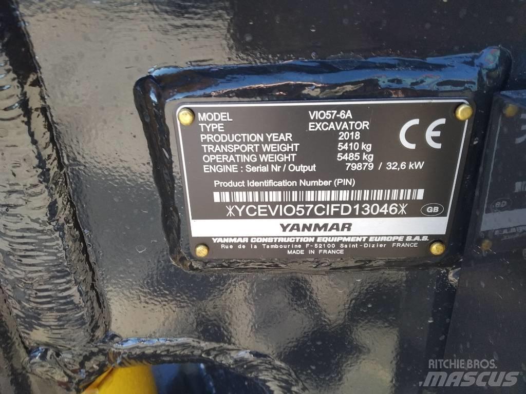 Yanmar Vio 57 Minikaivukoneet < 7t