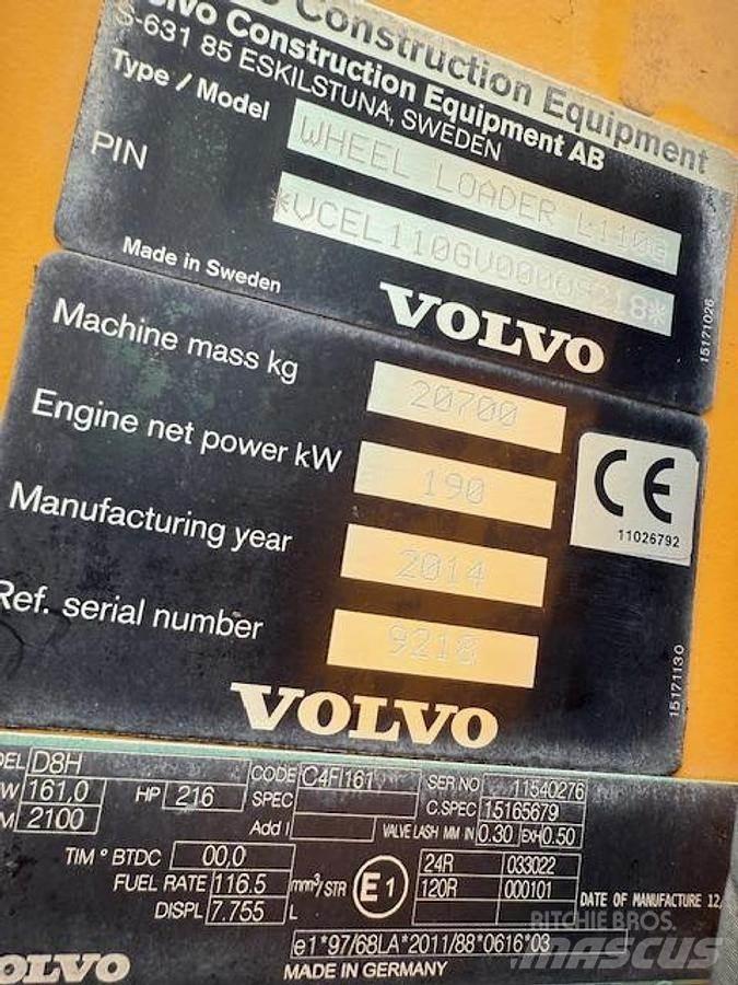 Volvo L110G Pyöräkuormaajat