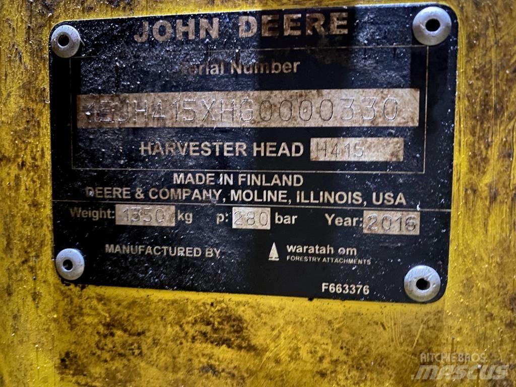 John Deere H 415 Hakkuupäät