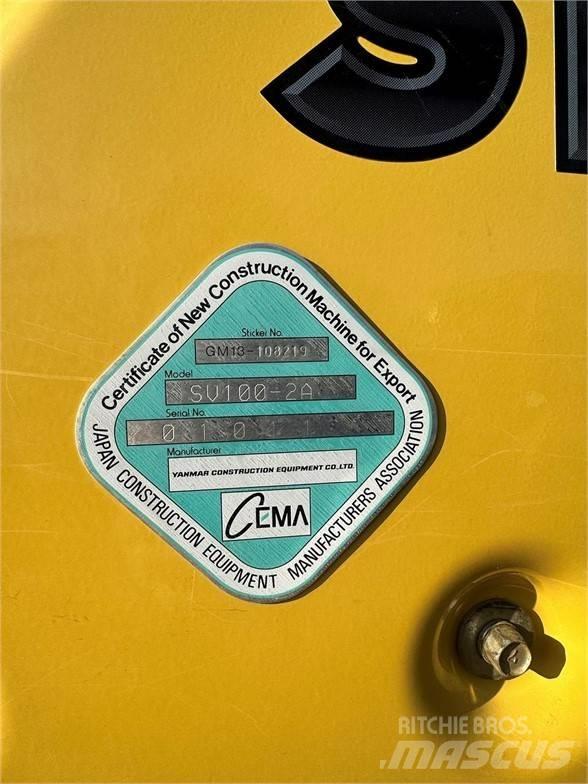Yanmar SV100 Telakaivukoneet