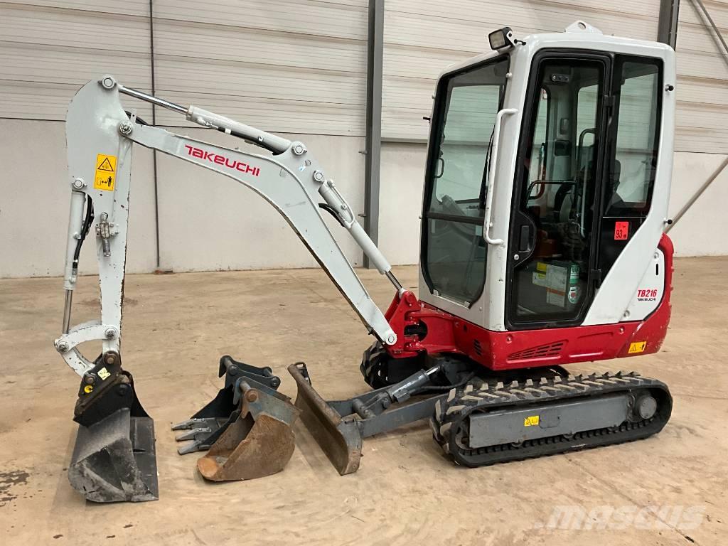 Takeuchi TB 216 Minikaivukoneet < 7t