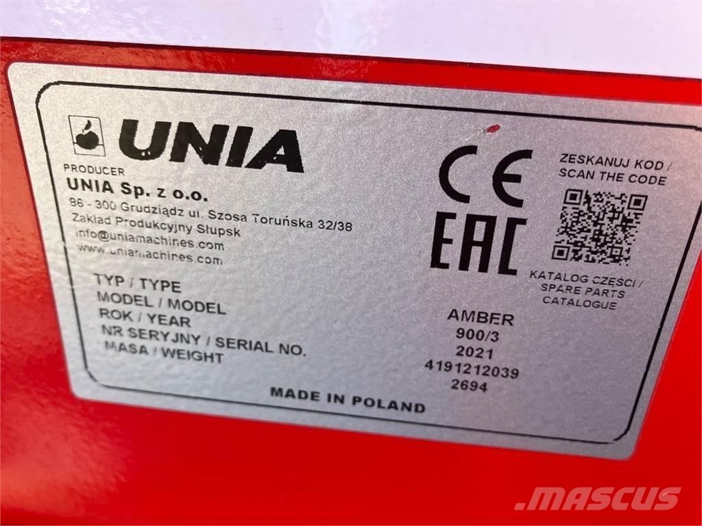 Unia Amber 900/3 Kylvökoneet
