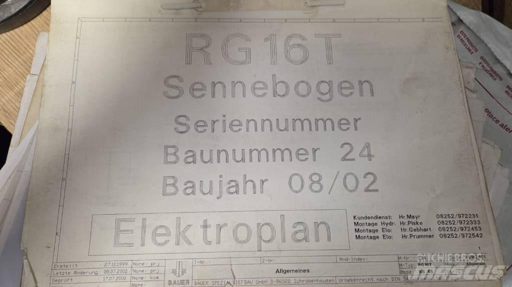 Bauer RTG 16T Täryjuntat