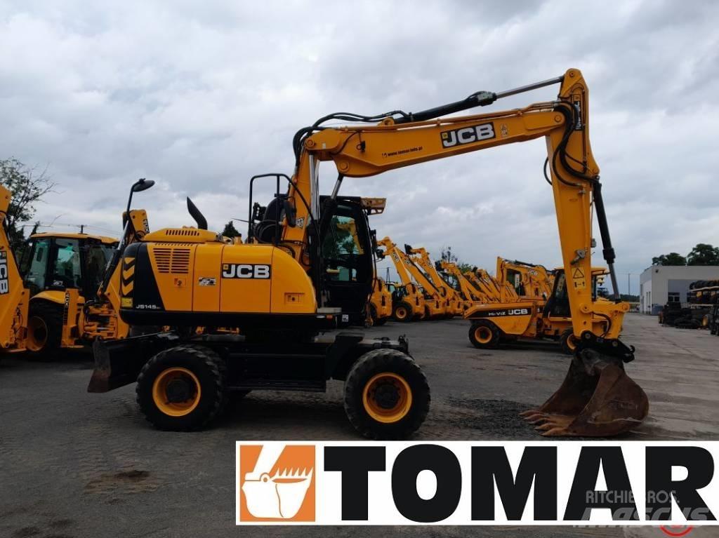 JCB JS 145 W Pyöräkaivukoneet