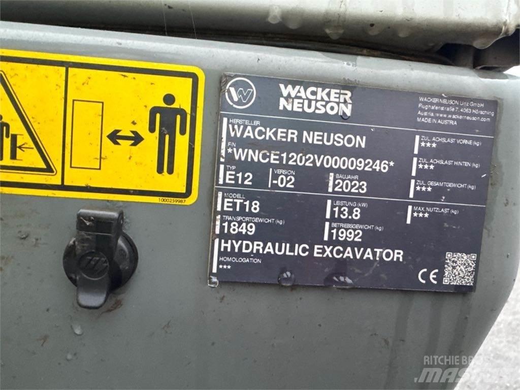 Wacker Neuson ET18 Telakaivukoneet