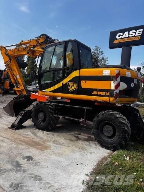 JCB JS 145 W Pyöräkaivukoneet