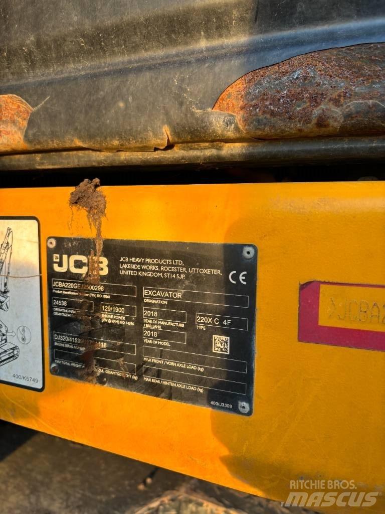 JCB 220 Telakaivukoneet