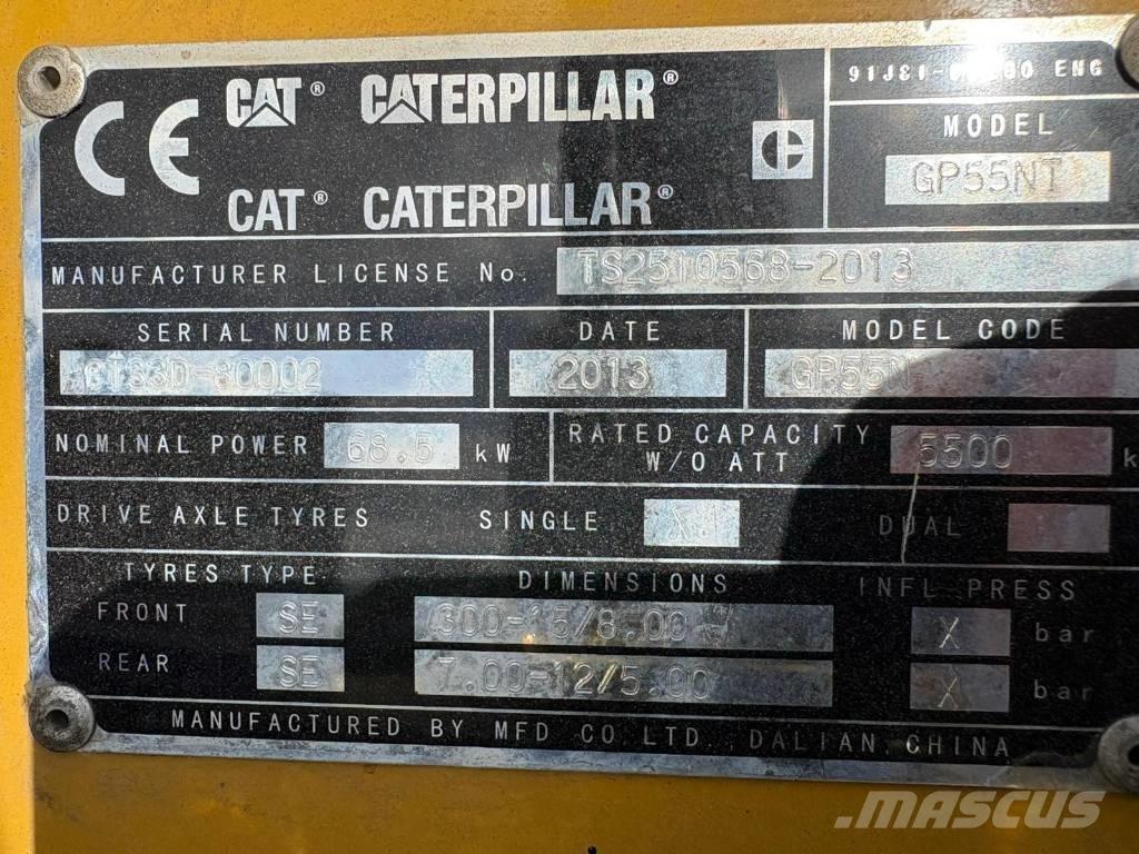 CAT GP55NT Nestekaasutrukit