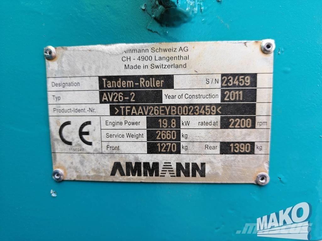 Ammann AV 26-2 Tandemjyrät