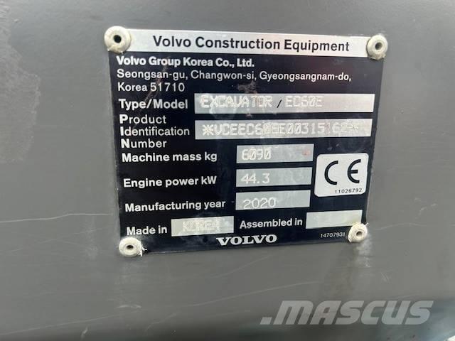 Volvo EC 60 E Minikaivukoneet < 7t