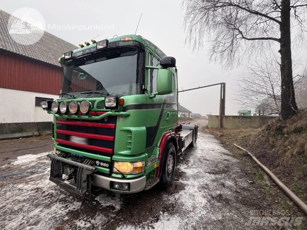 Scania R 164-580 Koukkulava kuorma-autot