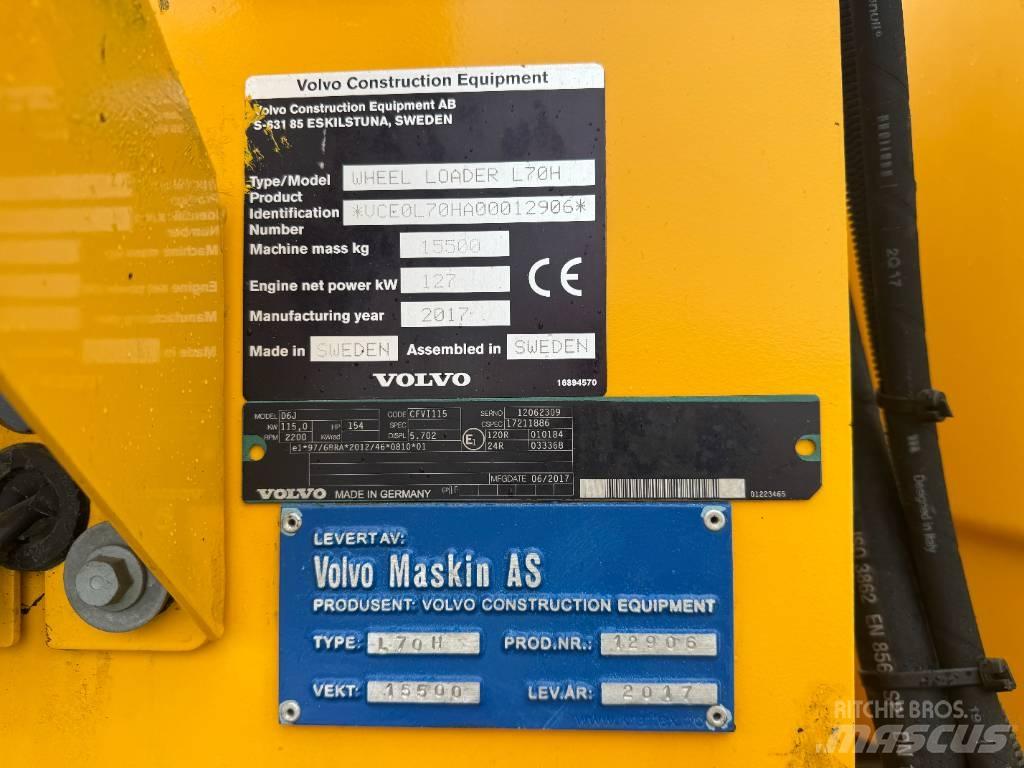 Volvo L 70 H Pyöräkuormaajat