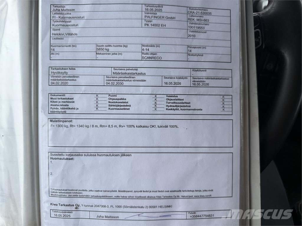 Volvo FH13 6X2 Nosturiautot
