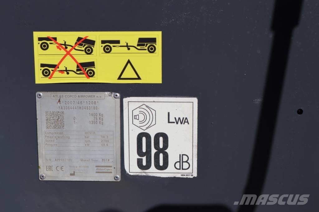 Atlas Copco XATS138 Kompressorit