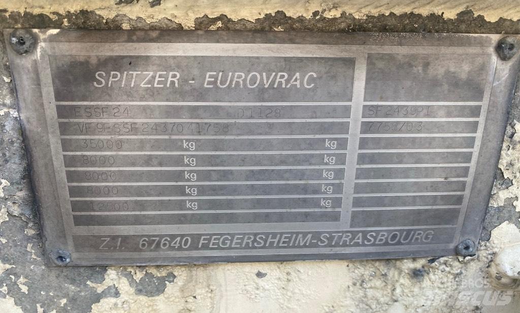 Spitzer SF2439PI Säiliöpuoliperävaunut