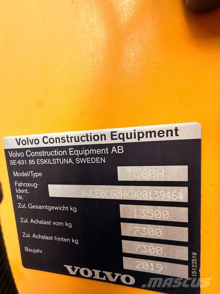 Volvo L 60 H Pyöräkuormaajat