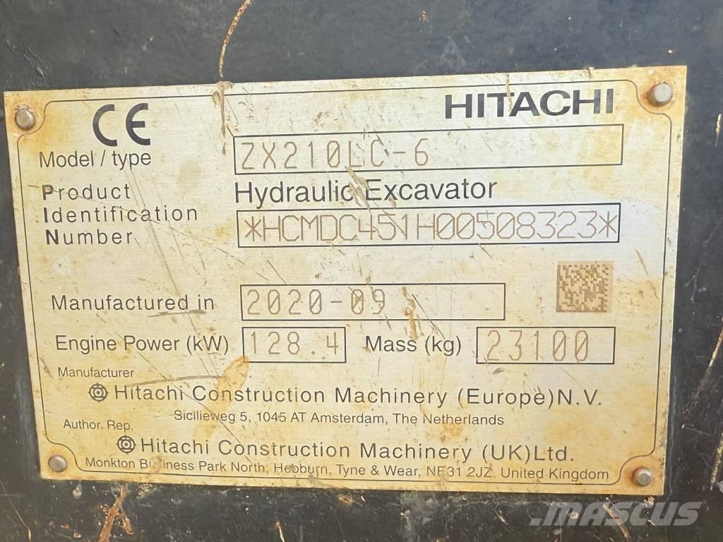 Hitachi ZX 210 LC-6 Telakaivukoneet