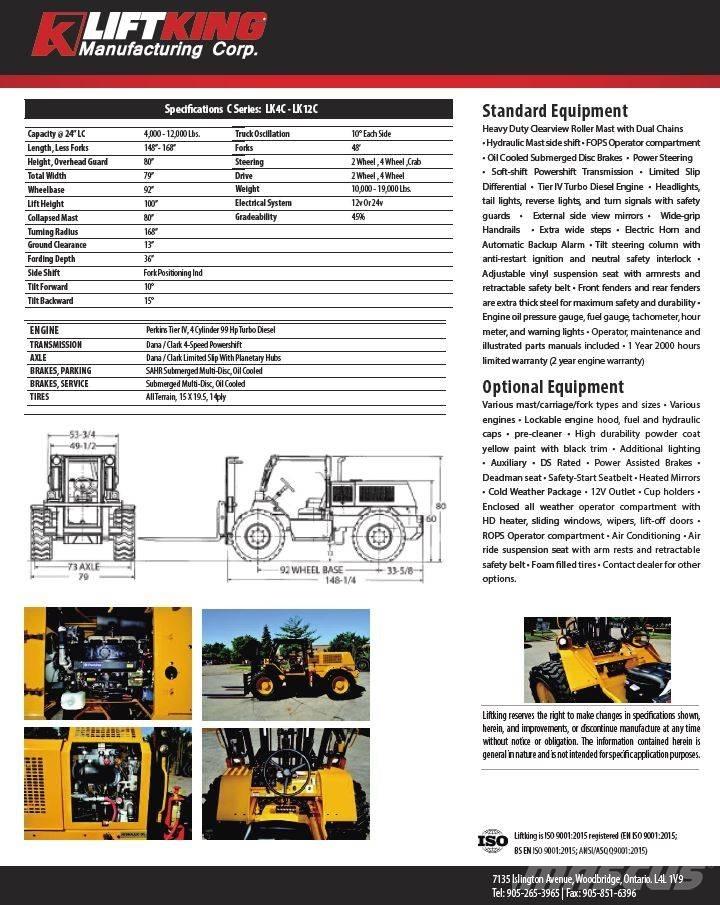 Liftking LK12C Maastotrukit