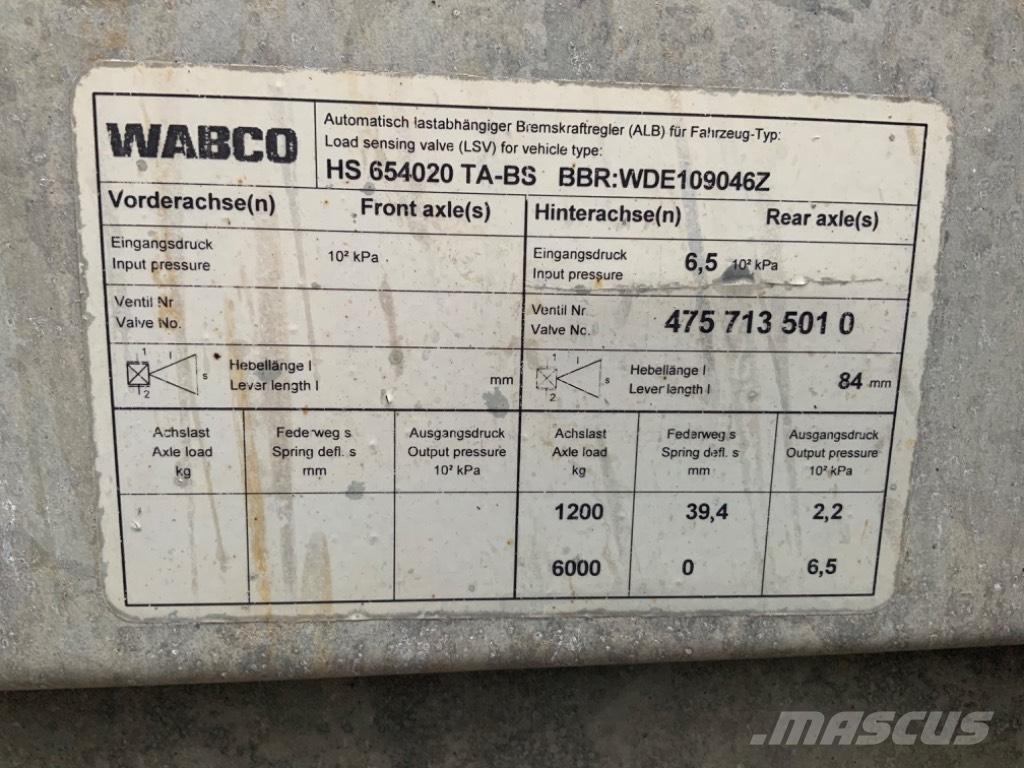 Humbaur HS 6540 Autonkuljetusperävaunut