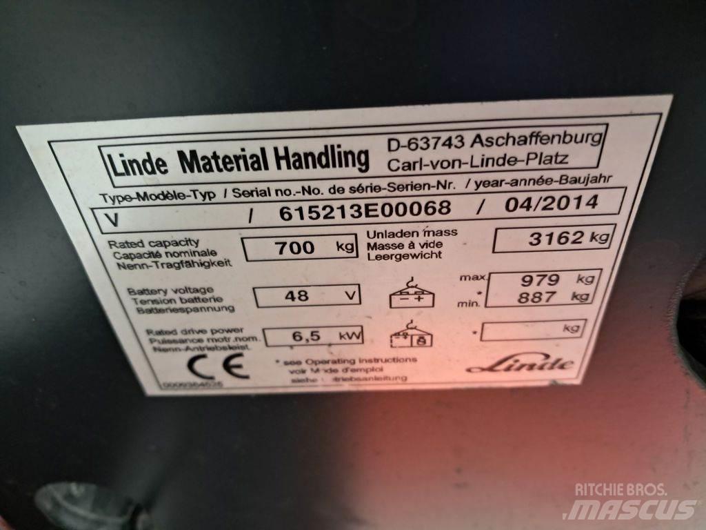 Linde V Matalakeräilytrukit