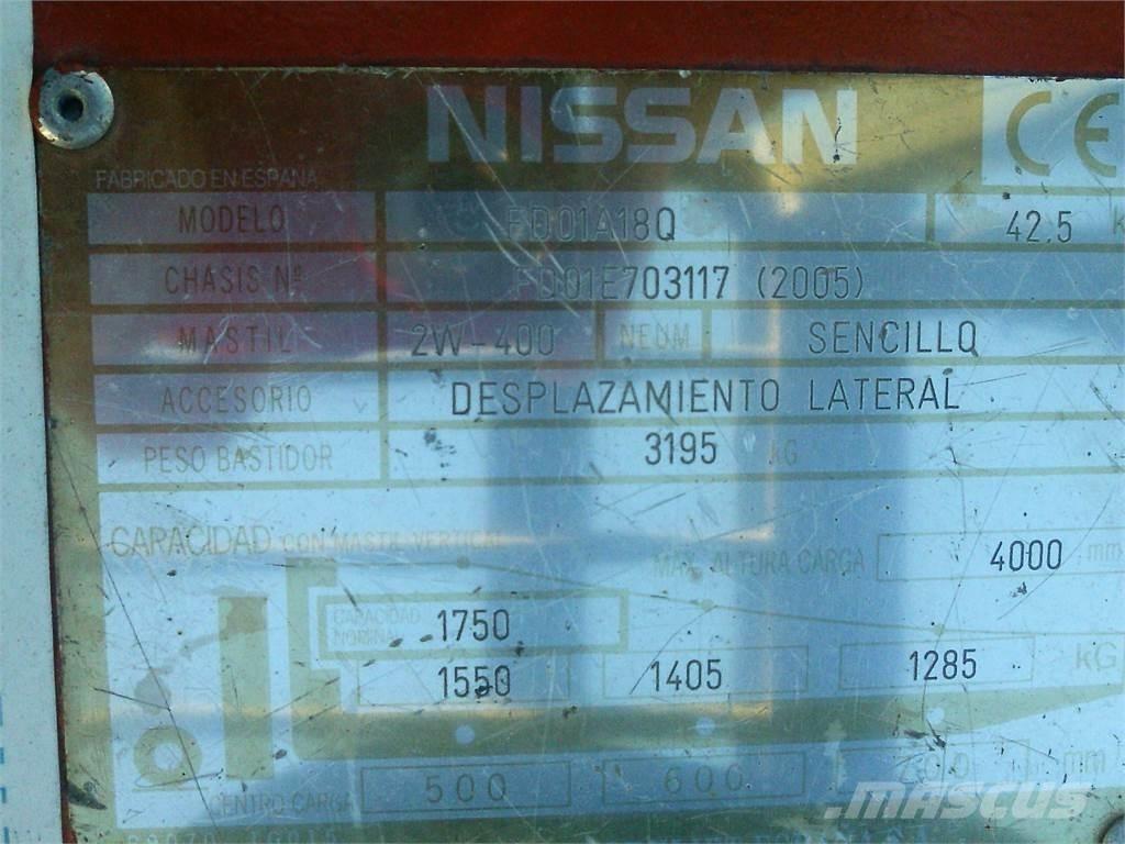 Nissan FD01A18Q Dieseltrukit