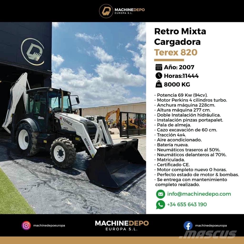 Terex 820 Kaivurikuormaajat