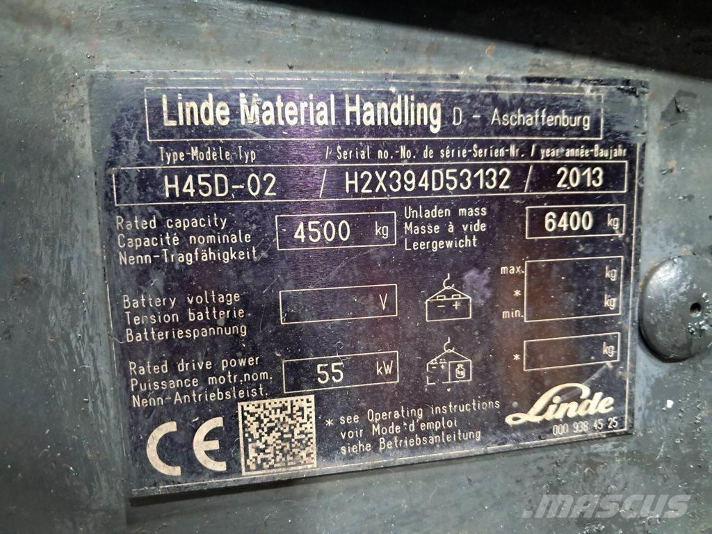 Linde H45D-02 Dieseltrukit