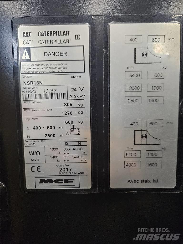 CAT NSR16N Ajettavat pinoamisvaunut