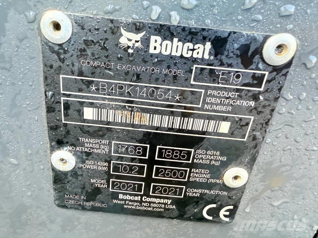 Bobcat E 19 Minikaivukoneet < 7t