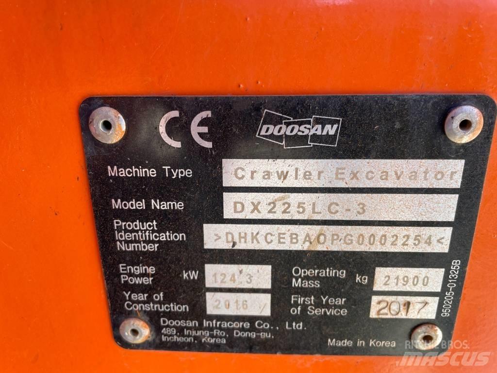 Doosan DX 225 LC-3 Telakaivukoneet