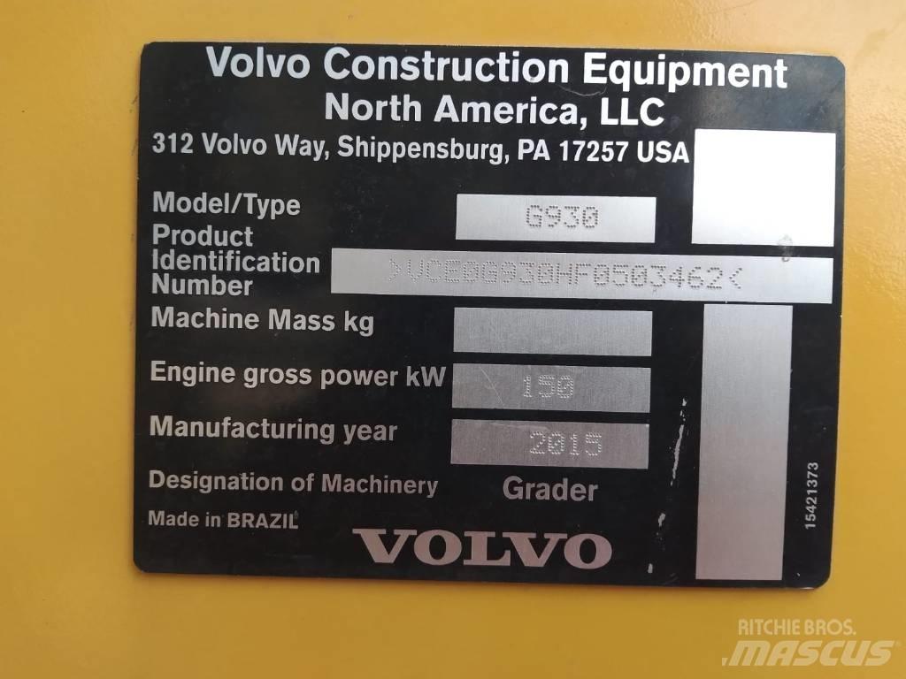 Volvo G 930 Tiehöylät