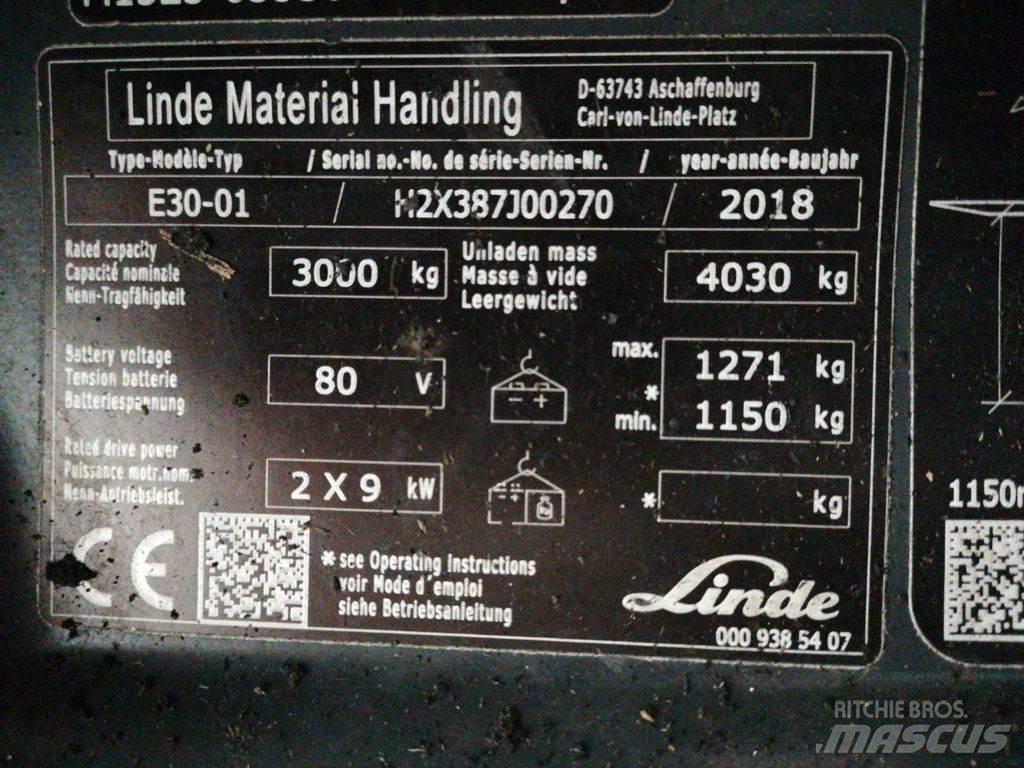 Linde E30-01 Sähkötrukit