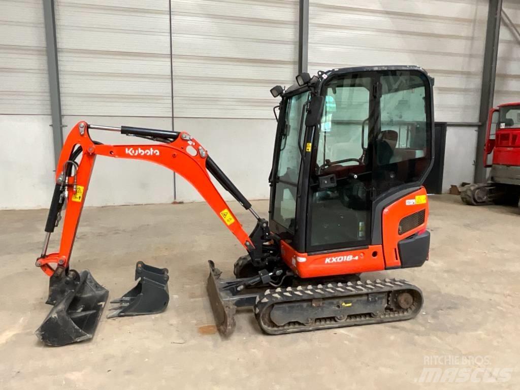 Kubota KX 018-4 Minikaivukoneet < 7t