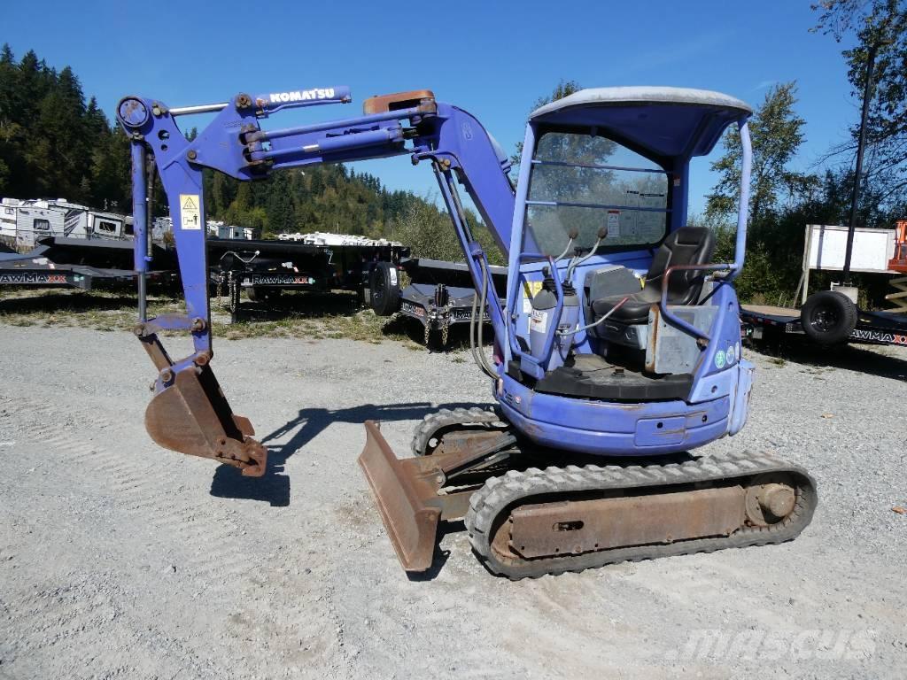 Komatsu PC20UU-3 Minikaivukoneet < 7t