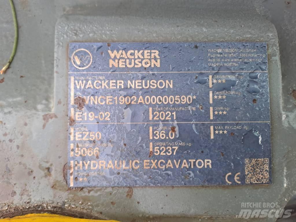 Wacker Neuson EZ50 Telakaivukoneet