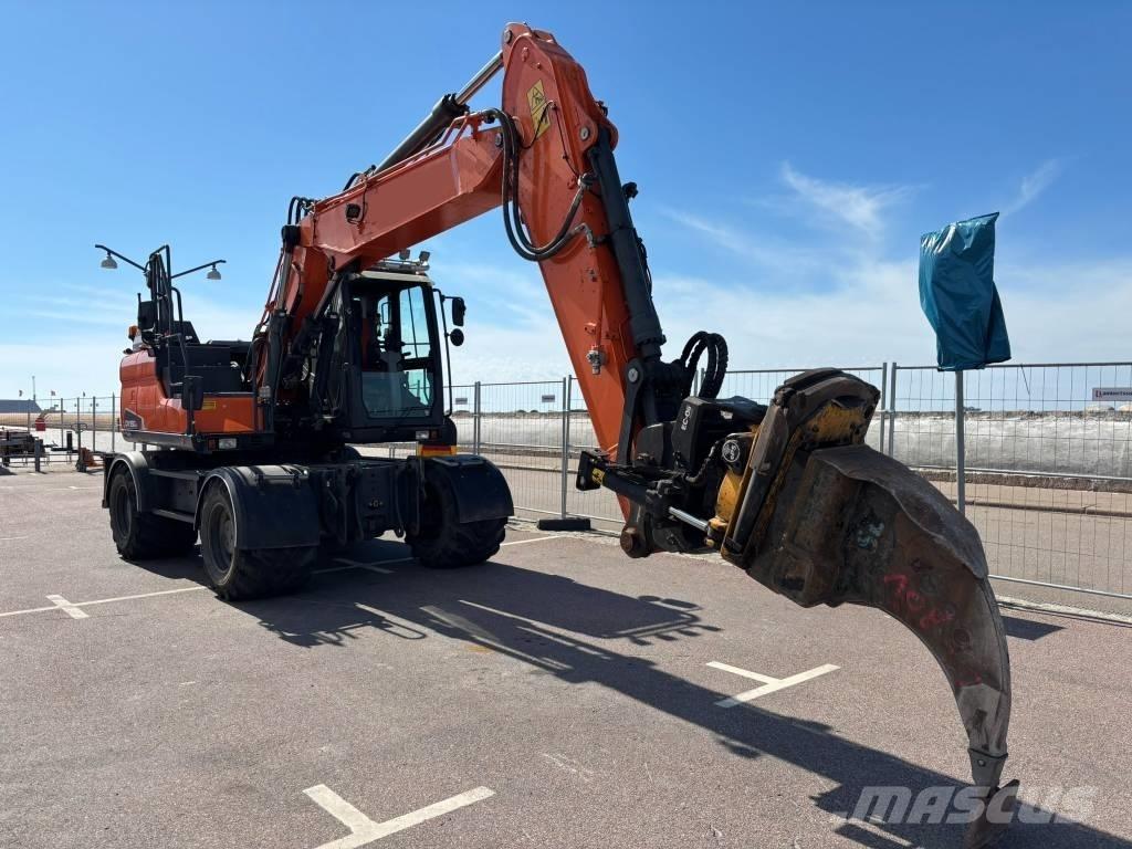 Doosan DX 160 W Pyöräkaivukoneet