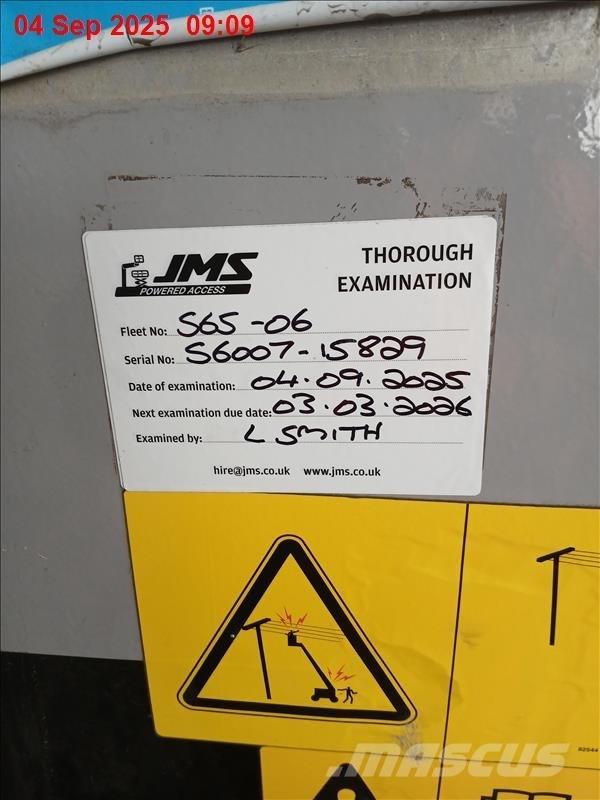 Genie S 65 Teleskooppipuominostimet