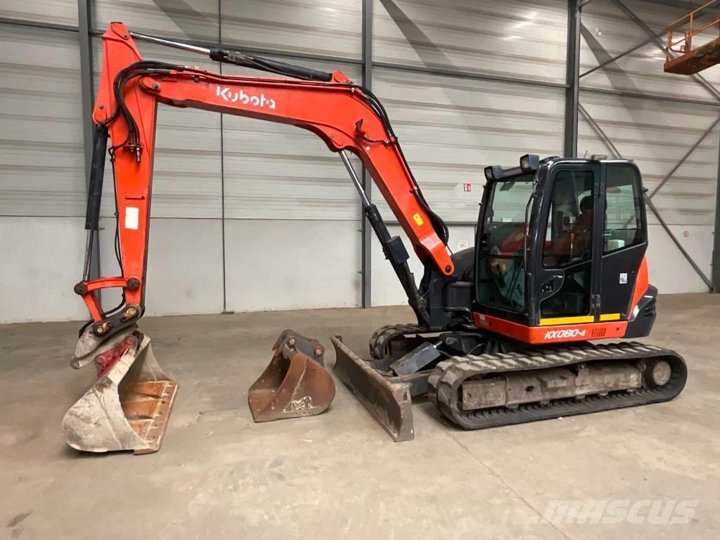 Kubota KX 080-4 Midikaivukoneet 7t - 12t