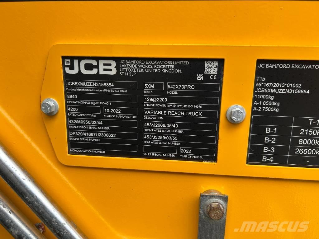 JCB 542-70 Agri Pro Maatalouskurottajat