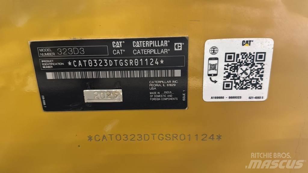 CAT 323D3 Telakaivukoneet