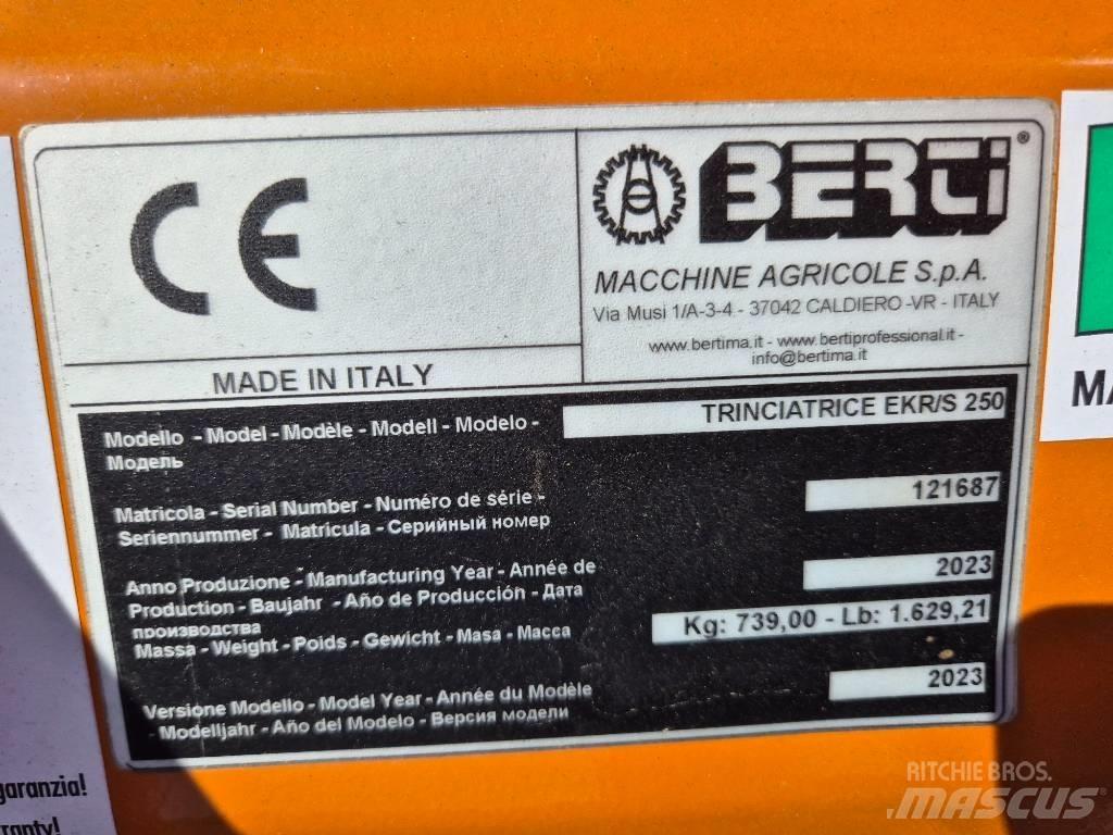 Berti EKR-S 250 Kesantoleikkurit ja -murskaimet