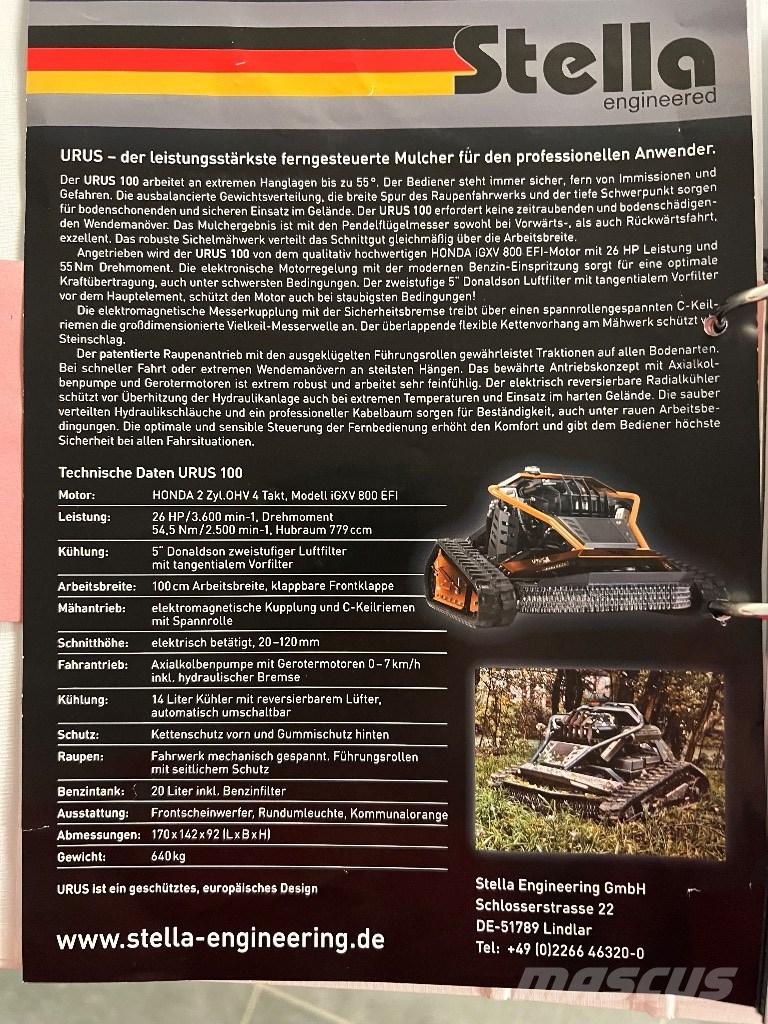  Stella URUS 100 Robottiruohonleikkurit