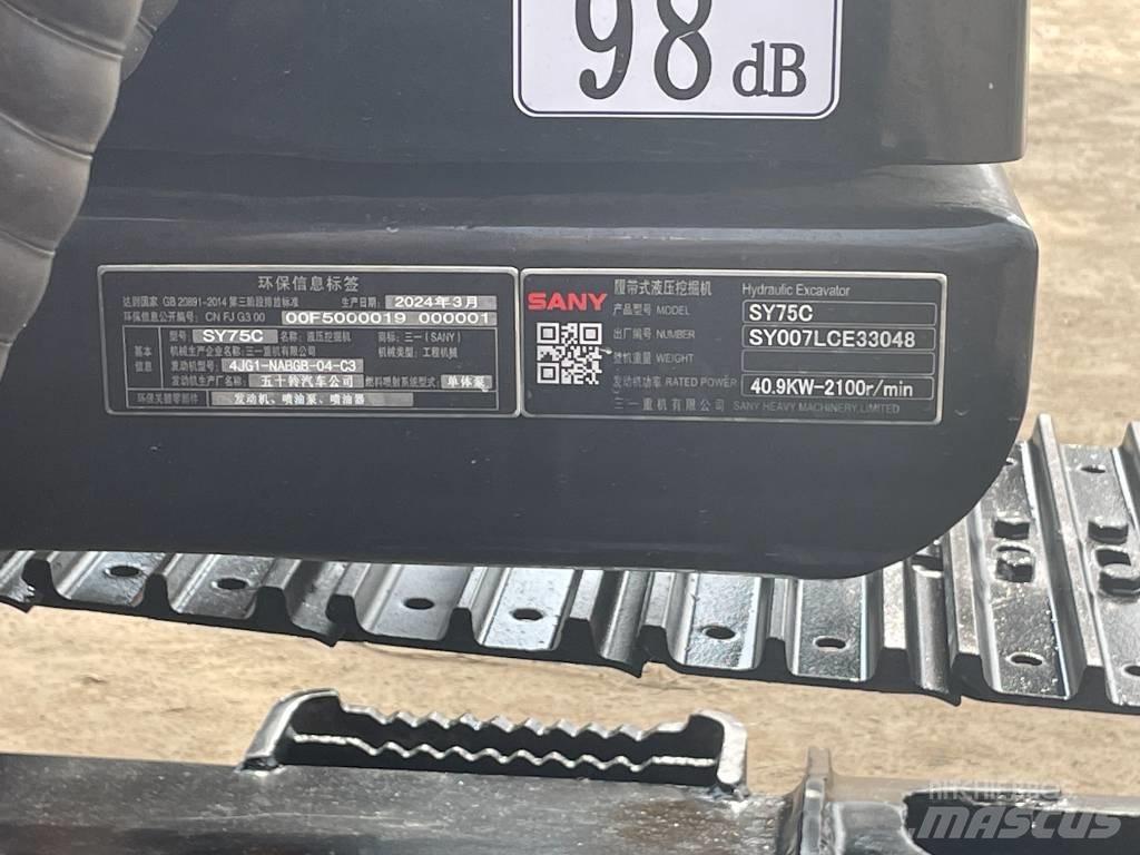 Sany SY 75 Midikaivukoneet 7t - 12t
