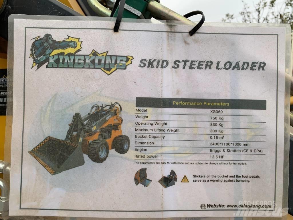 KingKong XG360 Liukuohjatut kuormaajat