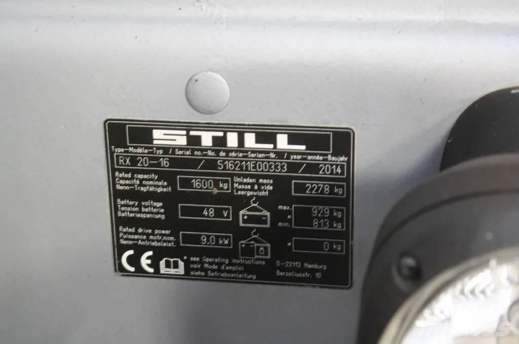 Still RX 20-16 Sähkötrukit