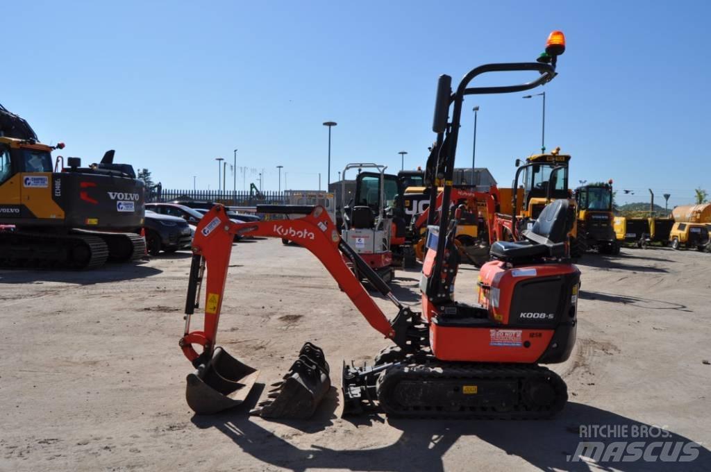 Kubota K 008-5 Minikaivukoneet < 7t